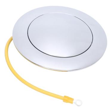 Imagem de Generic Botão de Buzina do Volante do Volante de Carro, 121805A Prova de Pressão Aprimorada Segurança de Alumínio para 9 Parafusos de Parafusos