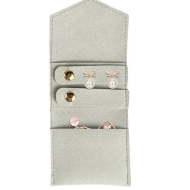 Imagem de Maleta Para Joias De Viagem - Bolsa Portátil Dobrável para Pulseiras - Organizador de Colares e Acessórios para Casa Bolsa de Mão Mochila Bagagem