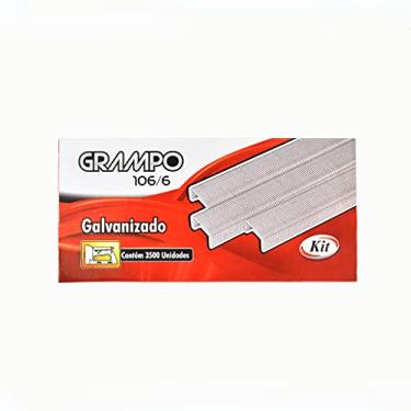Imagem de Grampo KIT Rocama 106/6 galvanizado caixa c/ 3500.
