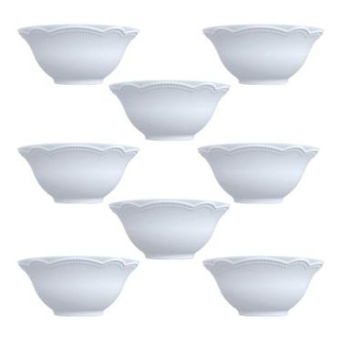 Imagem de Jogo 8 Bowls Cottage 450ml Tigela Cumbuca Porcelana Germer - Porcelana