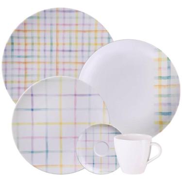 Imagem de Aparelho de Jantar 20 Peças Porcelana Sweet Color Tramontina 4 Pessoas