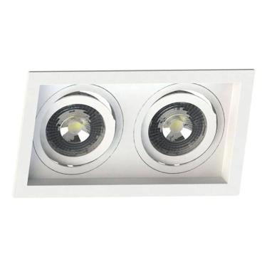 Imagem de 2X Spot Duplo Par20 Embutir Recuado Save Energy Estrutura Br