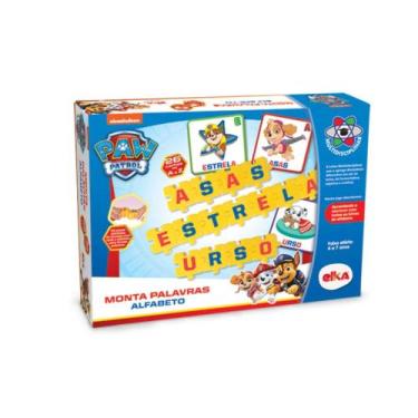 Imagem de Jogo Educativo Monta Palavra Alfabeto Patrulha Canina Elka - 1268