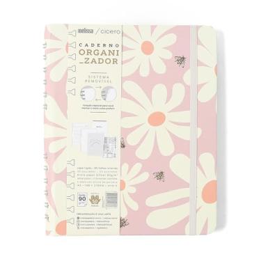 Imagem de CADERNO ORGANIZADOR MELISSA PAUTADO & PONTADO A5 PINK BLOOMY