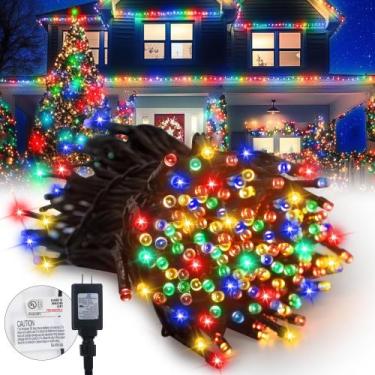 Imagem de Luzes de corda de Natal Kwaiffeo 30m 300 LED 8 modos à prova d'água
