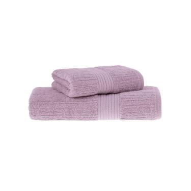 Imagem de Jogo De Toalhas Buddemeyer Penteado Canelado Gigante 2 Peças