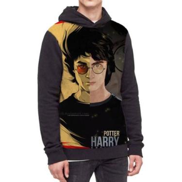 Imagem de Moletom Com Capuz Filme Harry Potter  Ref:404 - smoke, Preto, P