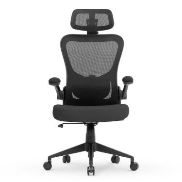 Imagem de Cadeira de Escritório Ergonômica DT3 Vita Headrest, Até 110Kg, Mesh Sp