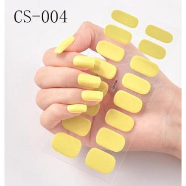 Imagem de Adesivo Gel Para Unhas Esmalte Autocolante Nail Art Luz Uv - Katheon, 