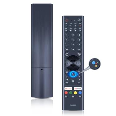 Imagem de RM-C3358 Controle remoto de substituição de voz adequado para JVC Smart 4K UHD LED Android TV