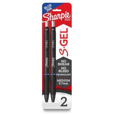 Imagem de Sharpie Caneta de gel retrátil S-Gel azul, pacote com 2