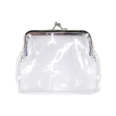 Imagem de Bolsa transparente para moedas – Mini bolsa fofa para moedas, chaves e protetor labial