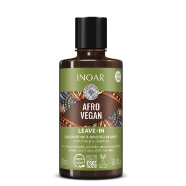 Imagem de Inoar, Afro Vegan Leave-in – Hidratação, Nutrição e Definição com Óleo de Rícino e Manteiga de Karité para Cabelos Cacheados e Crespos - 300ml