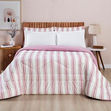 Imagem de Edredom 100% Algodão Marin King 01 Peça - Rosê.