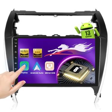 Imagem de Qualcomm Estéreo automotivo 8 núcleos 4G + 64G para Toyota Camry 2012 2013 2014 com 5G WIFI/10,1 polegadas 1280P QLED Touchscreen, Android Car Radio Wireless Carplay Android Auto BT5.1/DSP/Hi-Res/SWC
