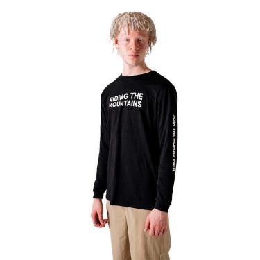 Imagem de Camiseta Masculina Preta Outdoor Manga Longa Riding the Mountains Nomad-Masculino