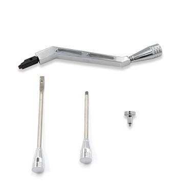 Imagem de Kit de Alavanca Coluna Direção Alumínio Substituição para GM 1967-1994 Buick Cadillac - Câmbio Pisca-Sinal Botões Perigo Bota Inclinação