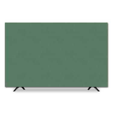 Imagem de JONKMY Capa de TV Capa protetora de tela simples e moderna capa protetora de tela elástica para telas de televisão de cor sólida capa à prova de poeira montada na parede para monitor interno de mesa