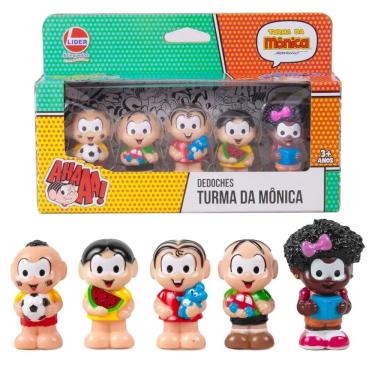 Imagem de Miniaturas Dedoches Turma Da Mônica - Lider Brinquedos 3767