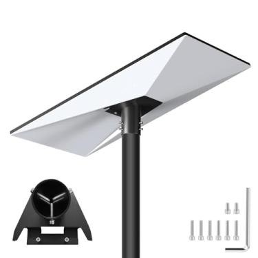 Imagem de WOMEDUAL Suporte de montagem Starlink Gen 3, alumínio preto e aço, suporte de parede, compatível com prato padrão Starlink, suporte V3 Dishy