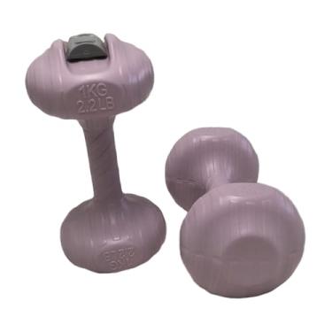 Imagem de Baoblaze 2 halteres infláveis ​​com água, equipamento de treino infantil para força e musculação, com confortável, ideal para exercícios em casa, 2kg