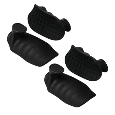 Imagem de Luva para Musculação Grip Protetor de Pegada Antiderrapante Halteres e Barras(2 Pares Pretos)