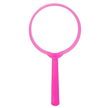 Imagem de Lupa de mão com bolso para leitura | Lente ergonômica de alta resolução | Lente acrílica ABS premium multiuso ferramenta para joalheiros artistas entusiastas de artesanato (Roseate)