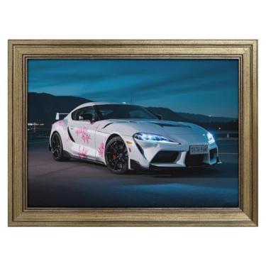 Imagem de HouLaiZhe JDM Tapetes de mesa para carro esportivo estático Sup JDM mouse pads para jogos de carro tapetes de mesa grandes para teclado de mesa tapete de computador 16 x 12 polegadas (40 x 30 cm)