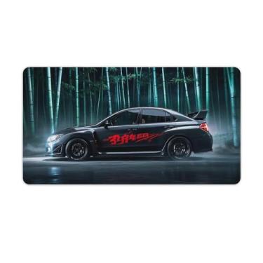 Imagem de HouLaiZhe WRX Dark Knight Speed Sports Car JDM Gaming Mouse Pads JDM Car Desk Pads Grandes Mousepads para Teclado Desktop Mat40X75cm