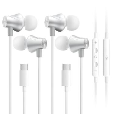 Imagem de FIYUM 2 fones de ouvido USB C