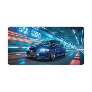 Imagem de HouLaiZhe Speed ​​JDM Sports Car Lancer Cyber Eletrônica Gaming Mouse Pads JDM Car Desk Pads Grandes Mousepads para Teclado Desktop Tapete de Computador 30 x 60 cm