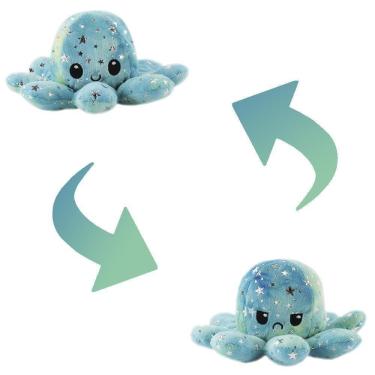 Imagem de Polvo Reversível Tie Dye Tiktok Feliz Triste Modelo 2