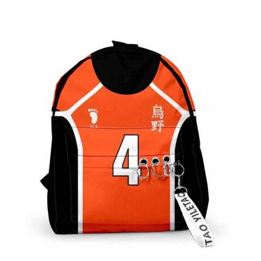 Imagem de Mochila escolar Haikyuus Karasunos 4 Cartoon Kids Oxford