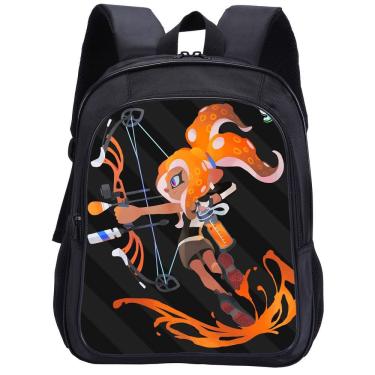 Imagem de Mochila escolar Splatoon Anime School Bag 26x14x33cm