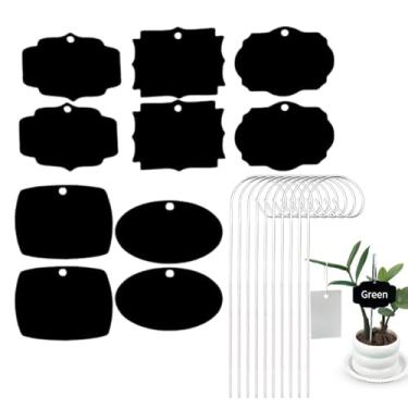 Imagem de Etiquetas Para Plantas,10 Peças Estacas Marcadoras de Jardim Para Vasos | Etiquetas Multifuncionais Para Mudas,Para Jardim Estufa Exterior Quinta Canteiro Elevado Mudas Vegetais Plantas De Interior E