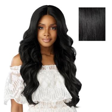 Imagem de Sensationnel Dashly Lace Front Wig - Unit 55 Hand Tied Laceparting Ear to Ear Synthetic (1 JETBLACK)