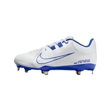 Imagem de Nike Chuteira feminina Hyperdiamond 4 Pro (FZ0922-103, branco/azul-royal/cinza lobo), Branco/Hyper Royal/Cinza Lobo, 34