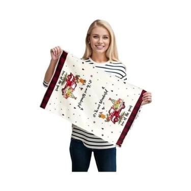 Imagem de Toalha De Banho De Microfibra Ultra Macia Para O Natal, Alta Absorção 