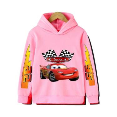 Imagem de Moletom Infantil Disney Cars Lightning McQueen, Conjunto Casual De Des
