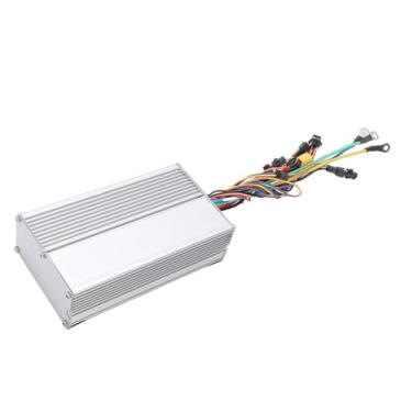 Imagem de Diydeg Controlador Sem Escova de Motor Duplo 50A, Carcaça de Liga de Alumínio Resistente Com Ranhuras de Dissipação de Calor para Scooter Elétrica KUGOO M4 de 10 pol., Frenagem
