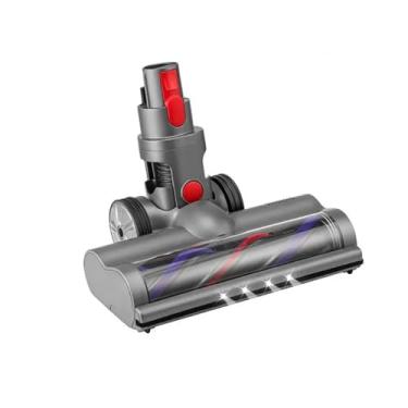Imagem de Hujscufdjy Substituição de cabeça de escova de rolo, aspirador de pó sem fio, liberação rápida com farol de LED compatível com Dyson V7 V8 V10 V11 V15