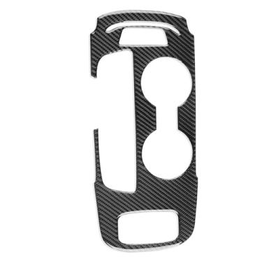 Imagem de PJFUS Adesivo de painel de mudança de marcha de carro de fibra de carbono preto real compatível com Chevrolet Malibu L/LS/RS/LT/Premier 2016 2017 2018 2019 2020 2021 2022 2023 2024 2025-Tipo A