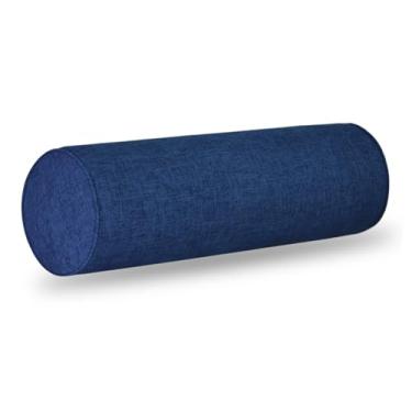 Imagem de Fronhas cervicais de pescoço duráveis, capa de almofada – perfeita para almofadas de pescoço de espuma viscoelástica e almofada de pescoço, fácil de lavar e combinar com seu sofá/cama (azul prussiano