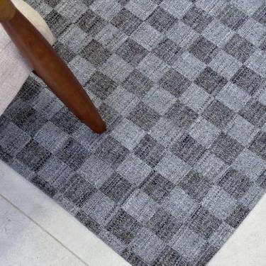 Imagem de Tapete Sala 2x3 Dubai Antiderrapante Fácil De Limpar (CHUMBO XADREZ)