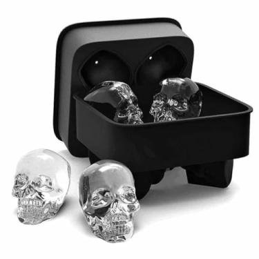 Imagem de Forma de Gelo 3D Caveiras