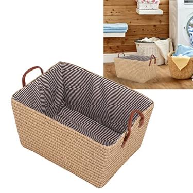 Imagem de Cesta de Armazenamento Colapsível Grande Cesto Plegável para Brinquedos Livros Quarto Armário Organização Doméstica Portátil Economia Espaço Decoração