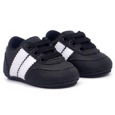 Imagem de Chuteira com Tiras Laterais Manozinhos Baby, 18, Preto