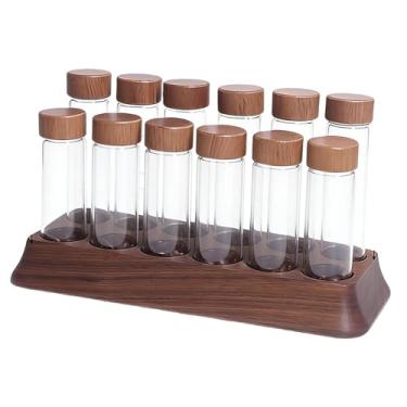 Imagem de ＫＬＫＣＭＳ Recipiente para armazenamento de grãos de café com tampa hermética, expositor e organizador. Ideal para restaurantes, cafeterias e bares, 6 S 6 L