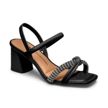 Imagem de Sandália Dakota Salto Bloco - Feminino - Preto - 36, Preto, 36, Femini