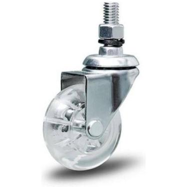 Imagem de Rodizio Fixo Para Carrinhos E Móveis Roda Gel Flae 210 Mf
